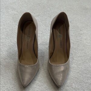 Chinese Laundry Shimmering Tan Heels size 7